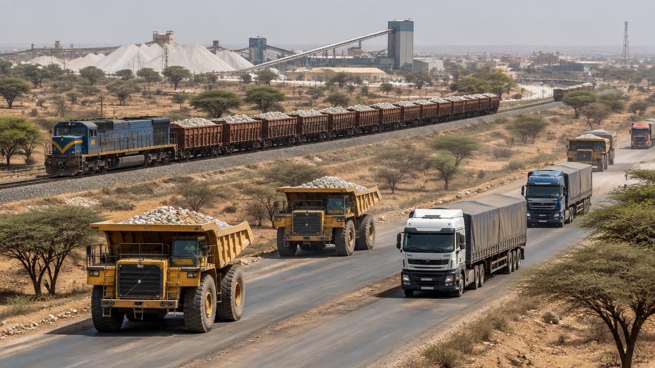 Camions et véhicules industriels équipés de GPS sur l'axe Dakar–Thiès au Sénégal